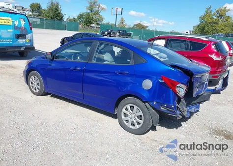 2013 Hyundai Accent Gls from USA, damaged, VIN KMHCT4AE7DU447425